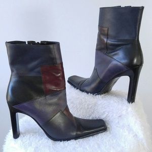 Bruno Valenti Color Block Boots