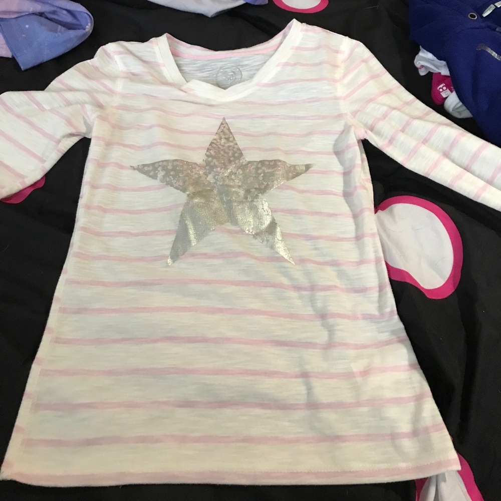 Girls SO long sleeve top