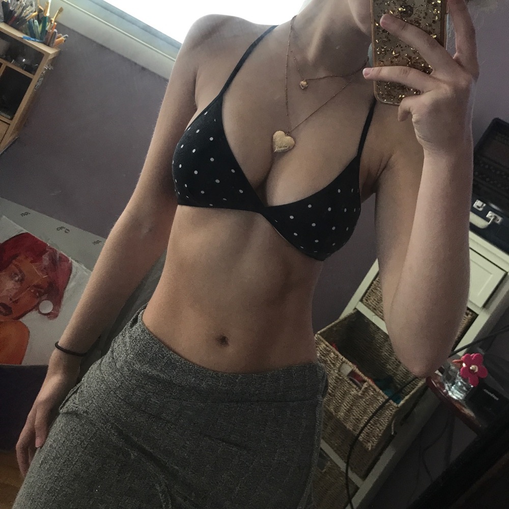 Polka dot bralette
