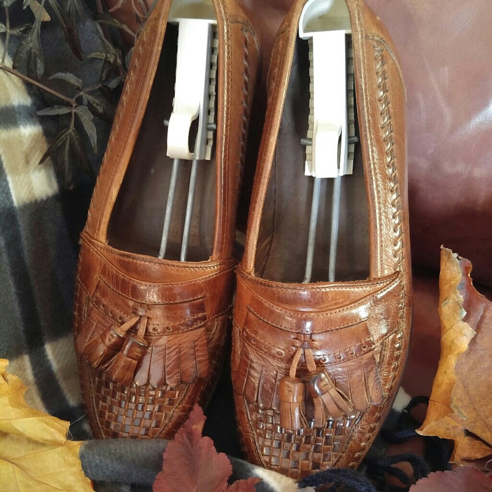Men's Florsheim Leather Tassel Loafers