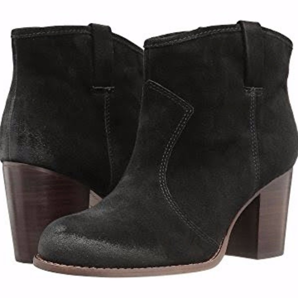 NIB Splendid Short Black Suede Boots