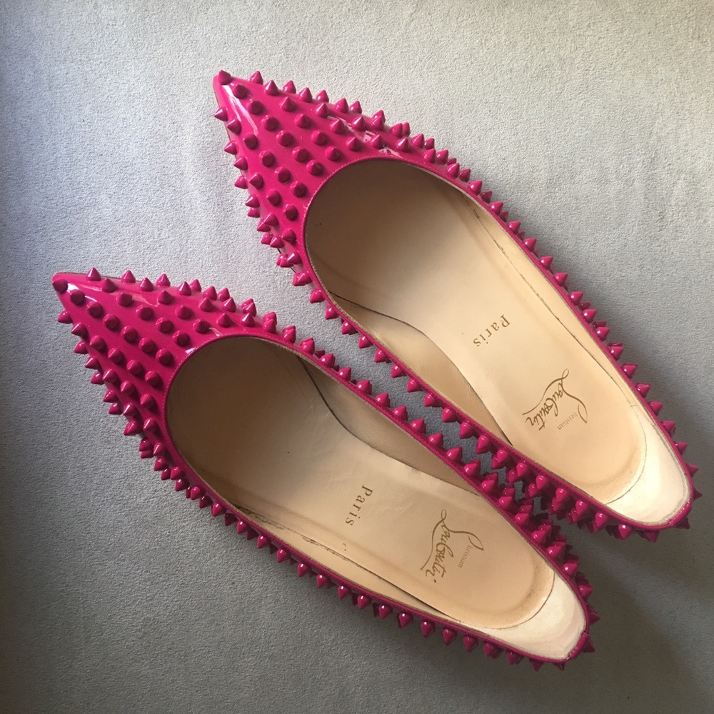 Christian Louboutin Pigalle Spikes Flats size 40