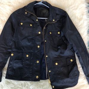 Never worn J crew downtown field jacket in navy