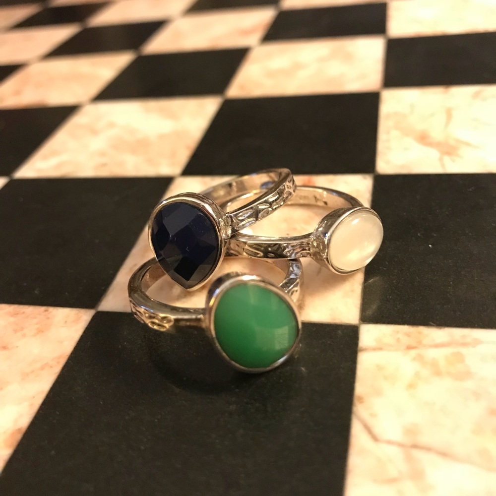 💍Set of 3 stackable rings