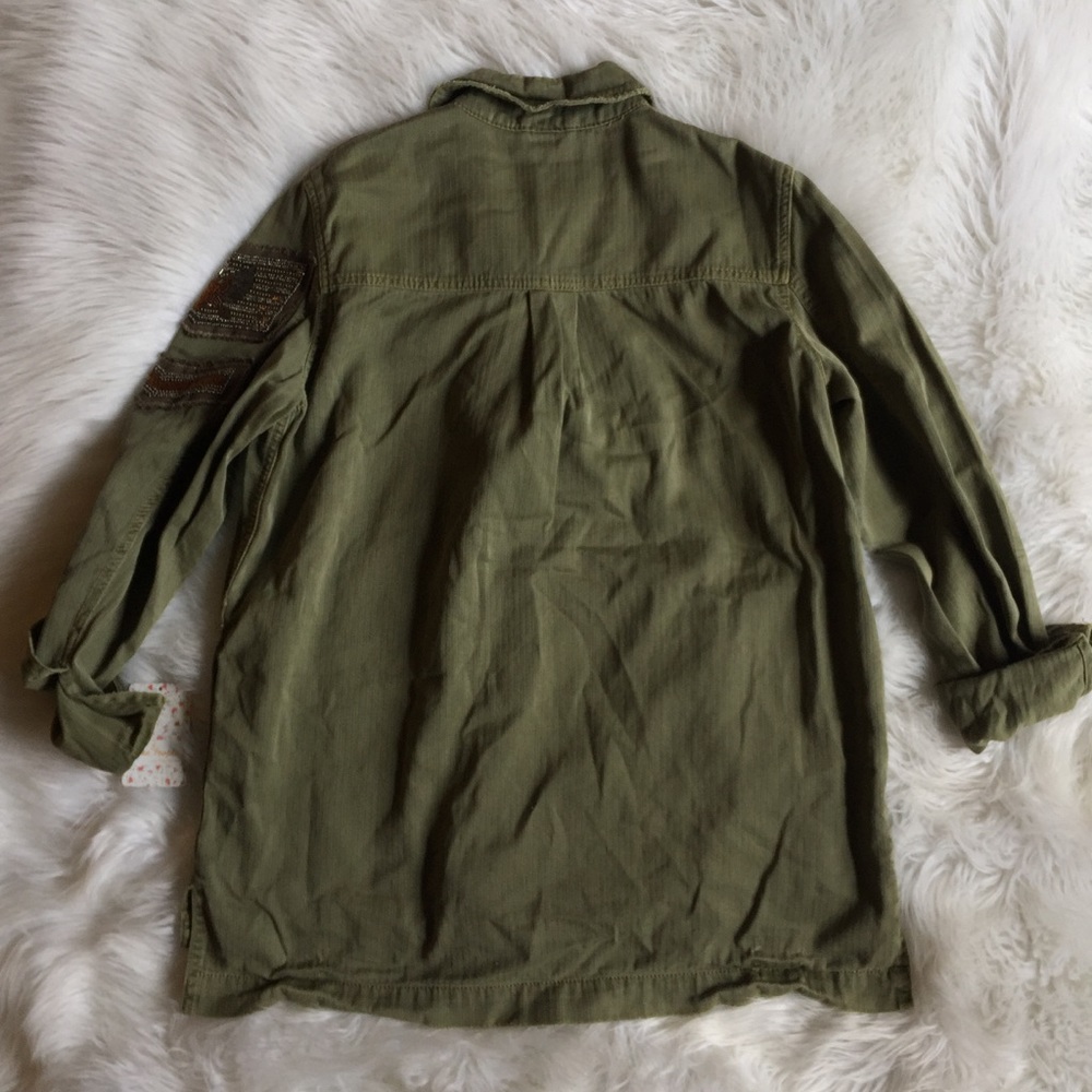 NWT Free People Military Embellished Jacket Small - Picture 8 of 8