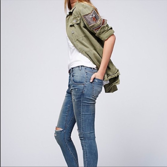 NWT Free People Military Embellished Jacket Small - Picture 3 of 8