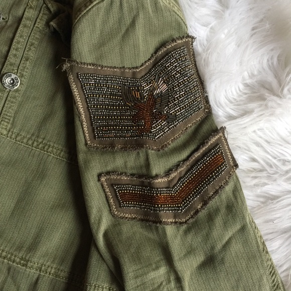 NWT Free People Military Embellished Jacket Small - Picture 6 of 8