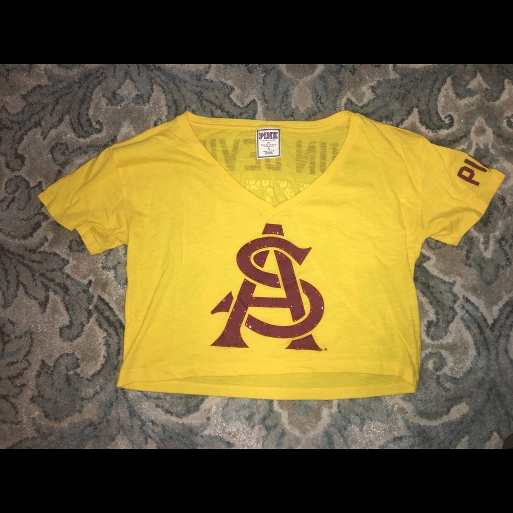 ASU PINK crop top