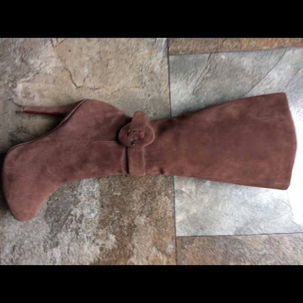 Christian Louboutin red sole authentic boots