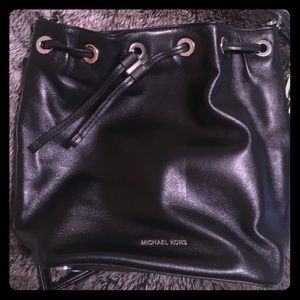 Michael Kors Black Leather Purse