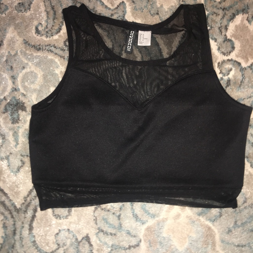 Crop mesh top