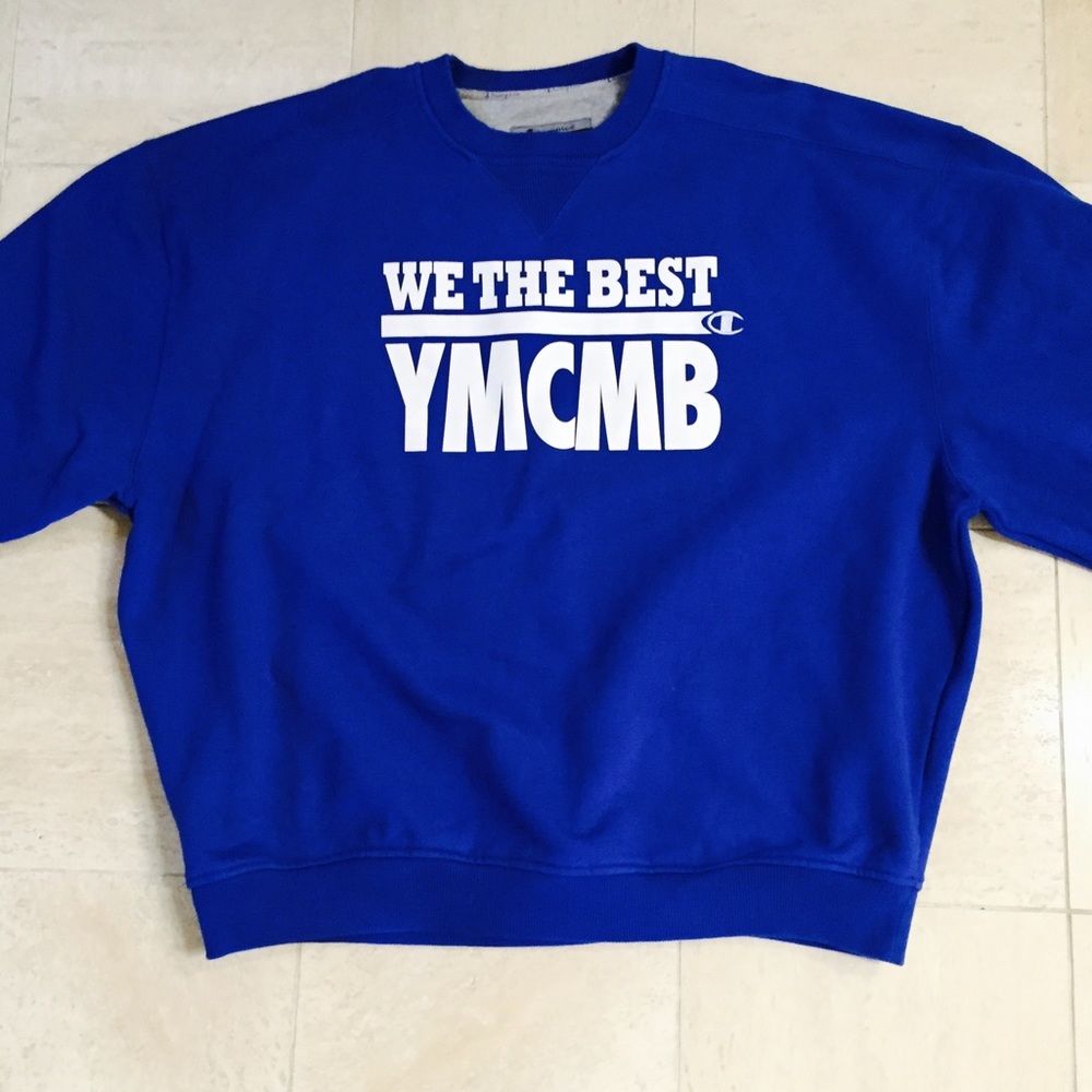 "WE THE BEST YMCMB" & Champion Collab Sweatshirt: