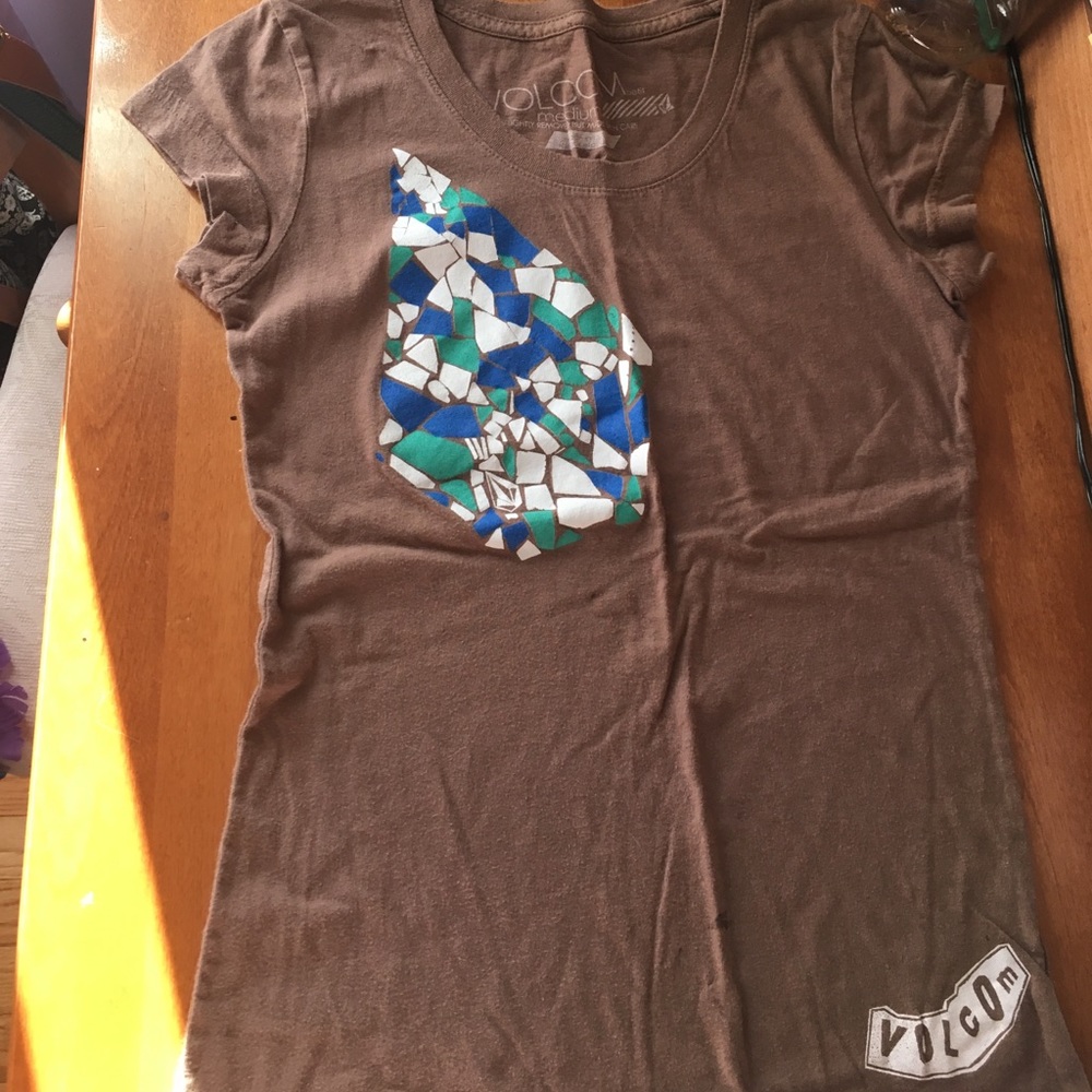 Brown raindrop tee woman’s