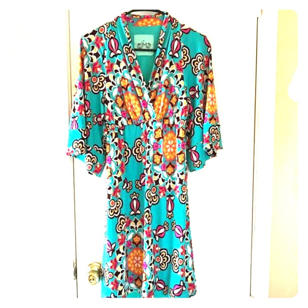 flirty vintage patterned dress