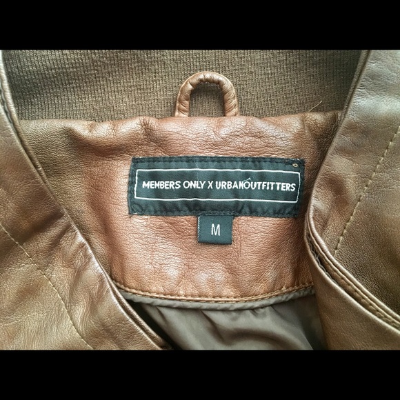 Urban Outfitters Members Only Faux Leather Jacket - Picture 3 of 5