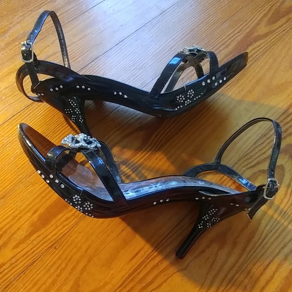 Hot Tomato black heels - Picture 1 of 7