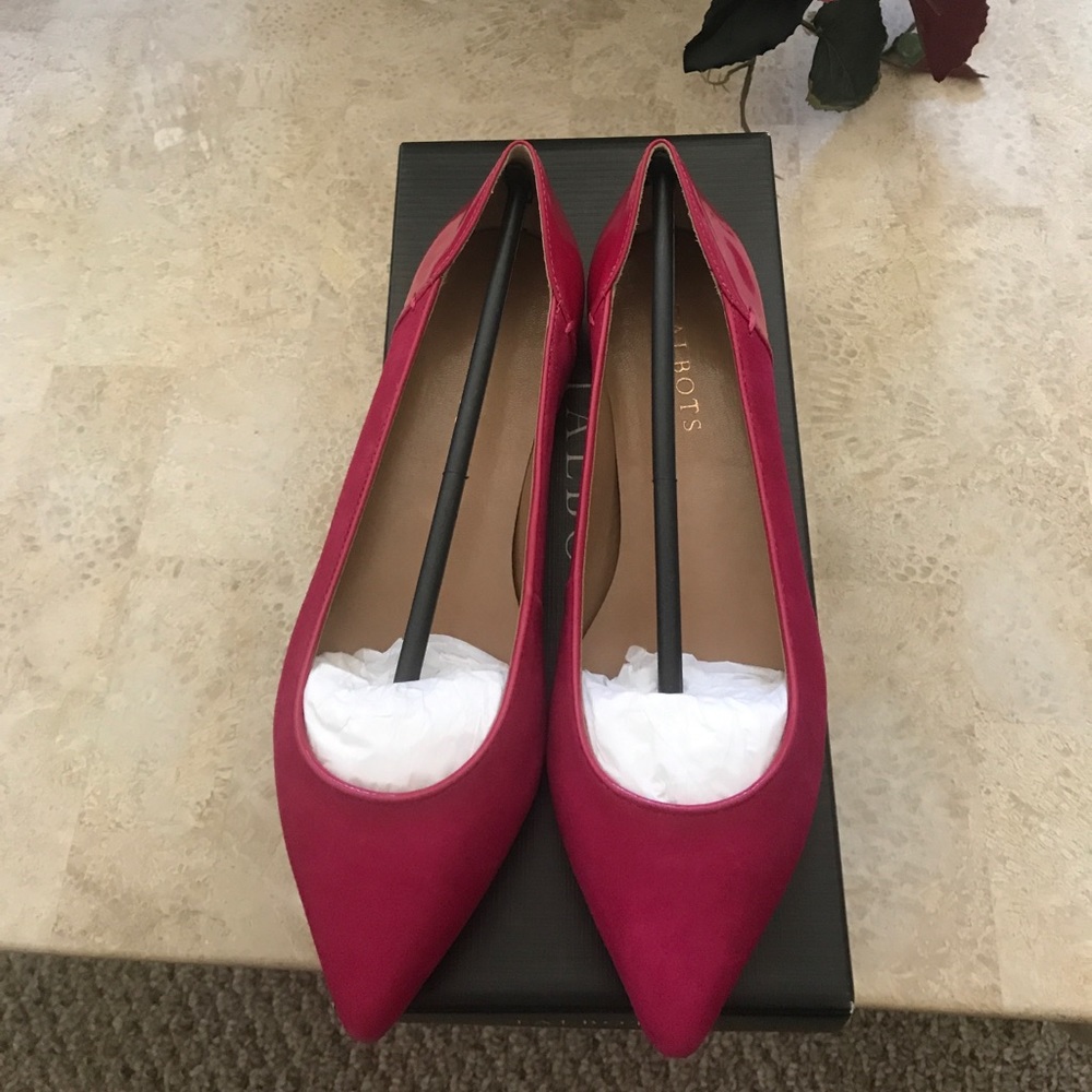 Talbots pink flats