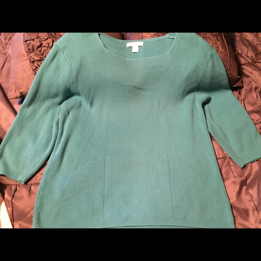 Women’s Sz 14/16 turquoise sweater