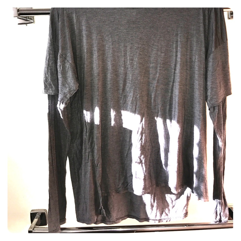 Feel The Piece Terre Jacobs grey long sleeve top