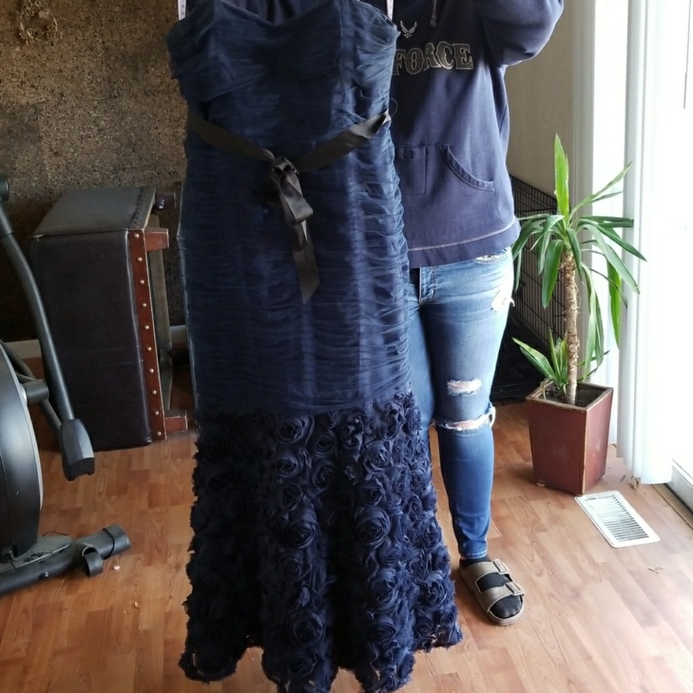 JS collection formal vintage Hollywood dress