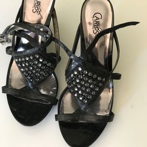 Carlos by Carlos Santana Black Wedges