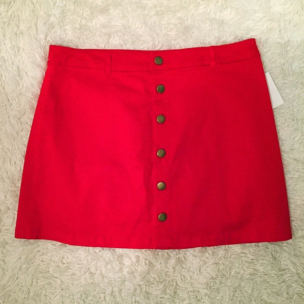 NWT Red Skirt