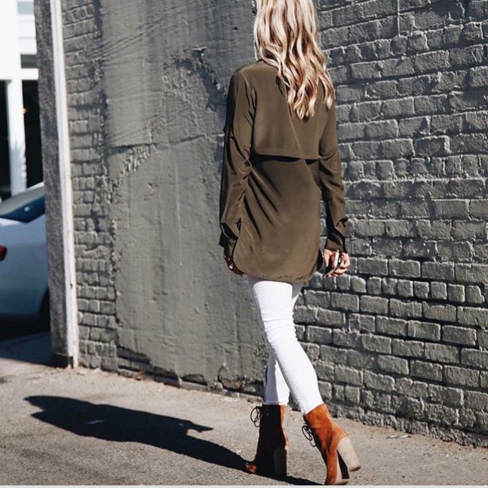 Kristin cavallari lace up booties