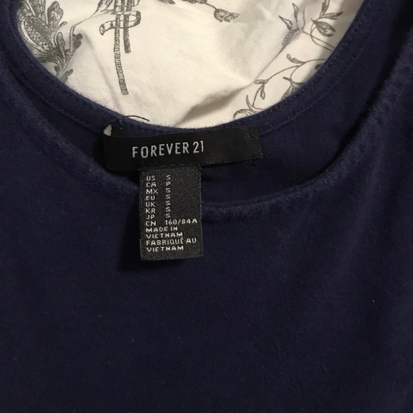 Forever21 Navy Mini-Dress - Picture 2 of 2