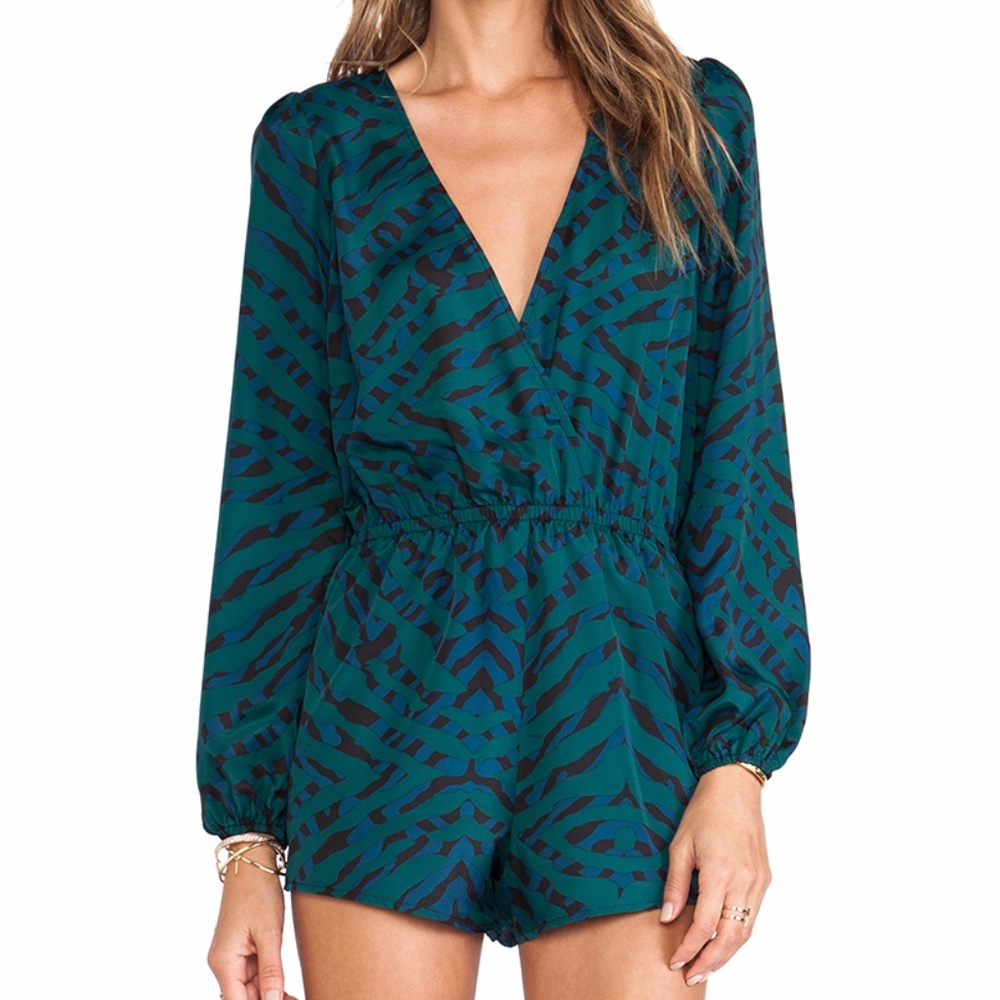 Lovers + Friends Monday To Friday Evergreen Romper