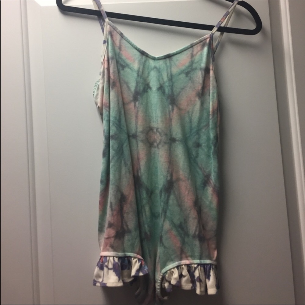 NEW Wildfox Gypsy Patch Ruffle Romper - Picture 4 of 8