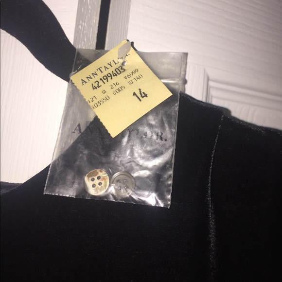 SALE *NWT* Ann Taylor Velvet Top - Picture 3 of 3