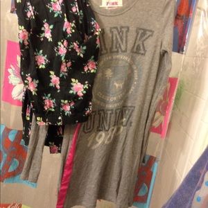 Victoria secret pink pj pants and nightgown XS/S