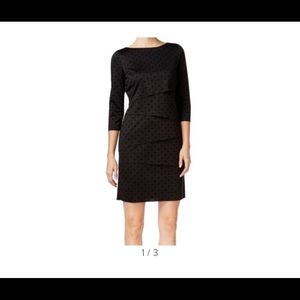 🆕Tahari Tiered Sheath Dress, 2 Petite