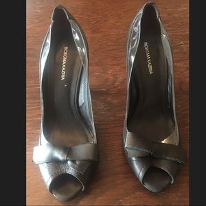 Bcbg Max Azria bow tie leather heels