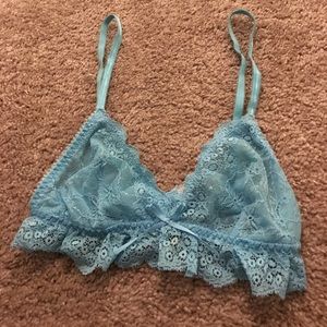 Blue bralette