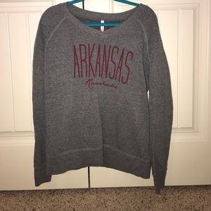 Arkansas Razorback V-Neck Sweatshirt