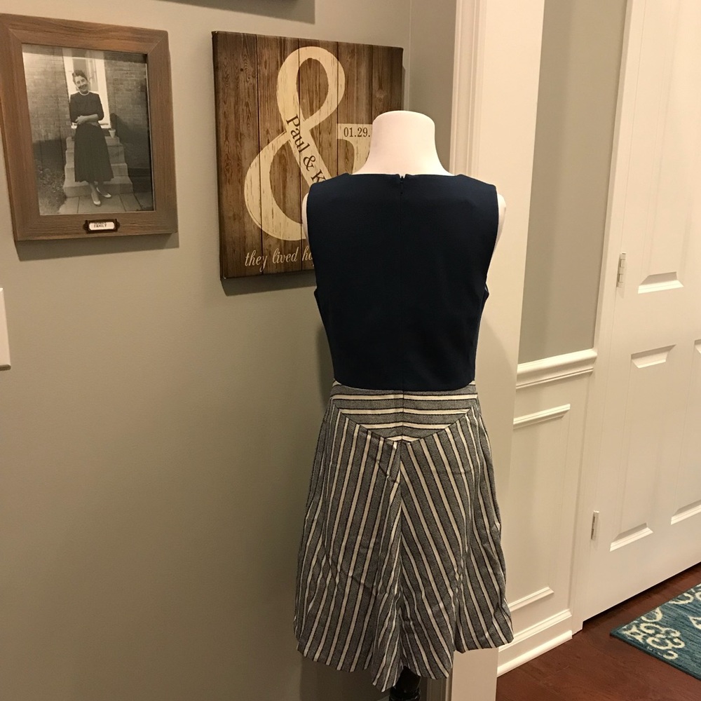 NYDJ striped sleeveless dress size 6 - Picture 2 of 2