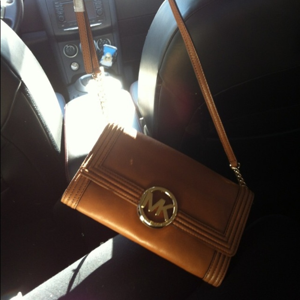 Michael Kors brown shoulder bag