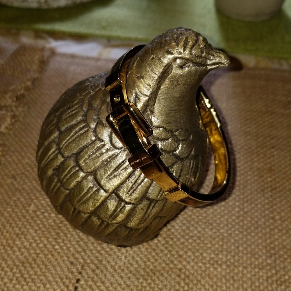 Michael Kors Goldtone Tortoise Buckle Bracelet