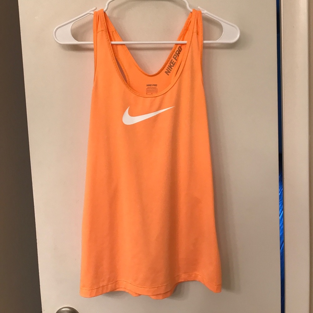 DRI-FIT Orange Nike Pro workout tank/Racerback