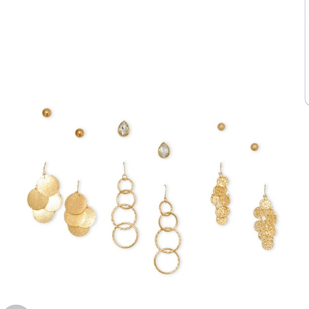 6 peice earrings set NWT