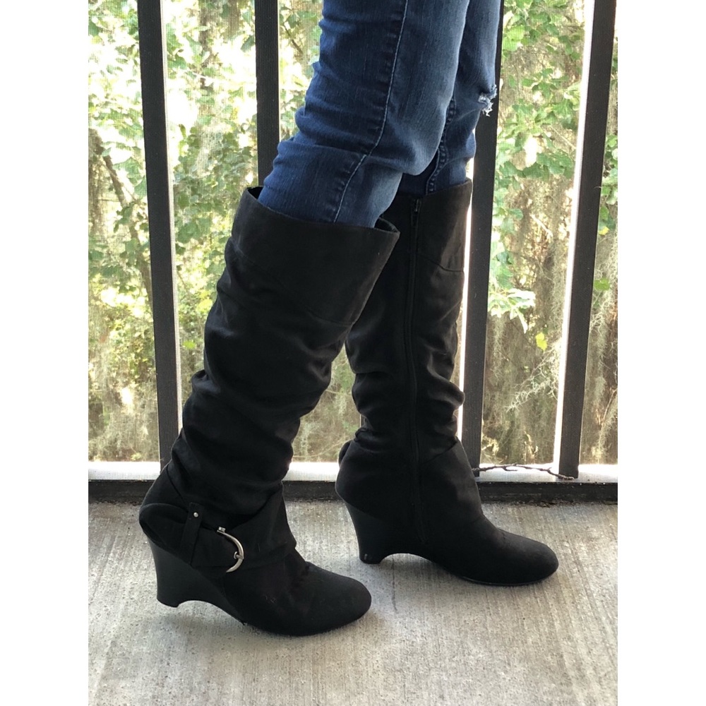 Black boots