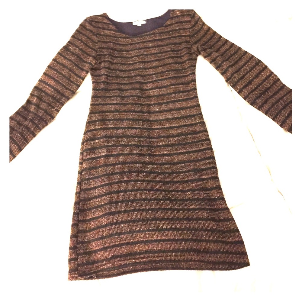 Gold and Grey mini Dress