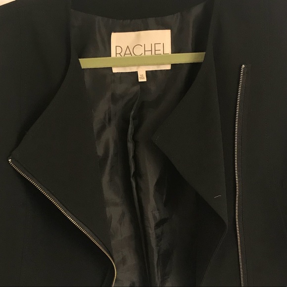 RAHCHEL Rachel Roy Cropped Blazer with Zip Front - Picture 5 of 6