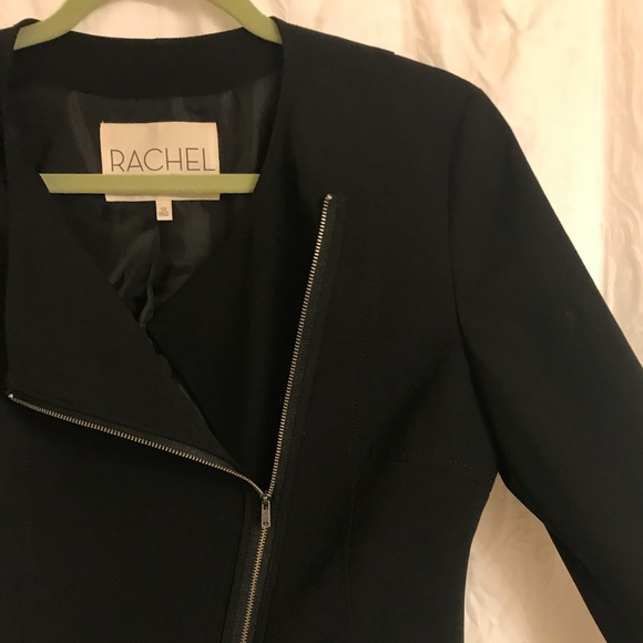 RAHCHEL Rachel Roy Cropped Blazer with Zip Front - Picture 6 of 6