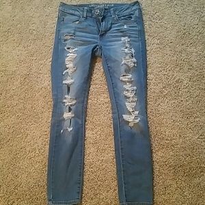 American Eagle distressed jeans