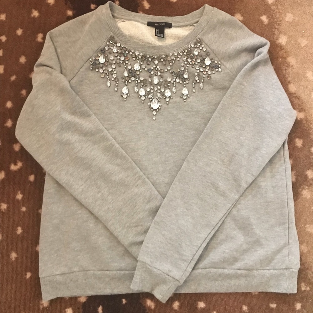 Rhinestone sweatshirt