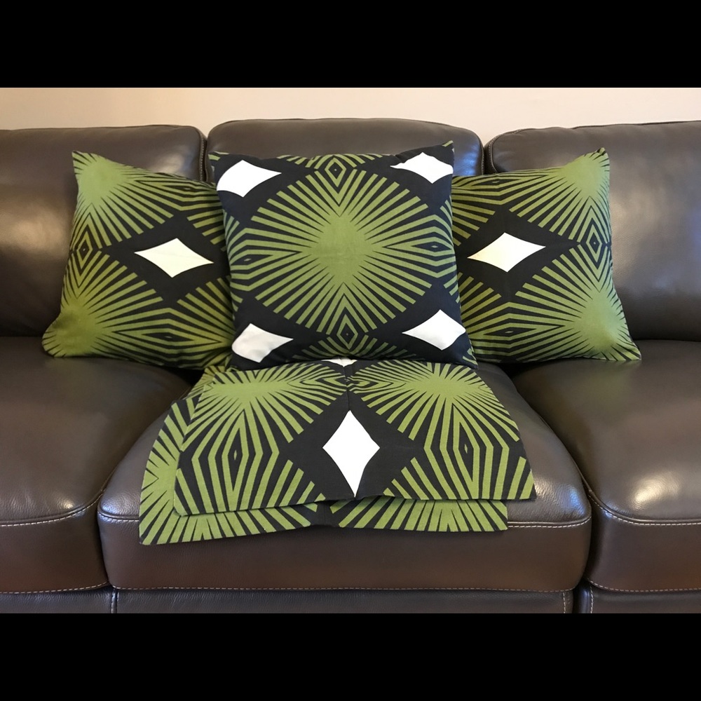 SOLD! NWOT Five Decorative Pillow Covers: $6