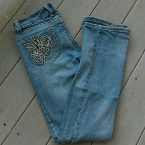 Culture washed out skinny jeans