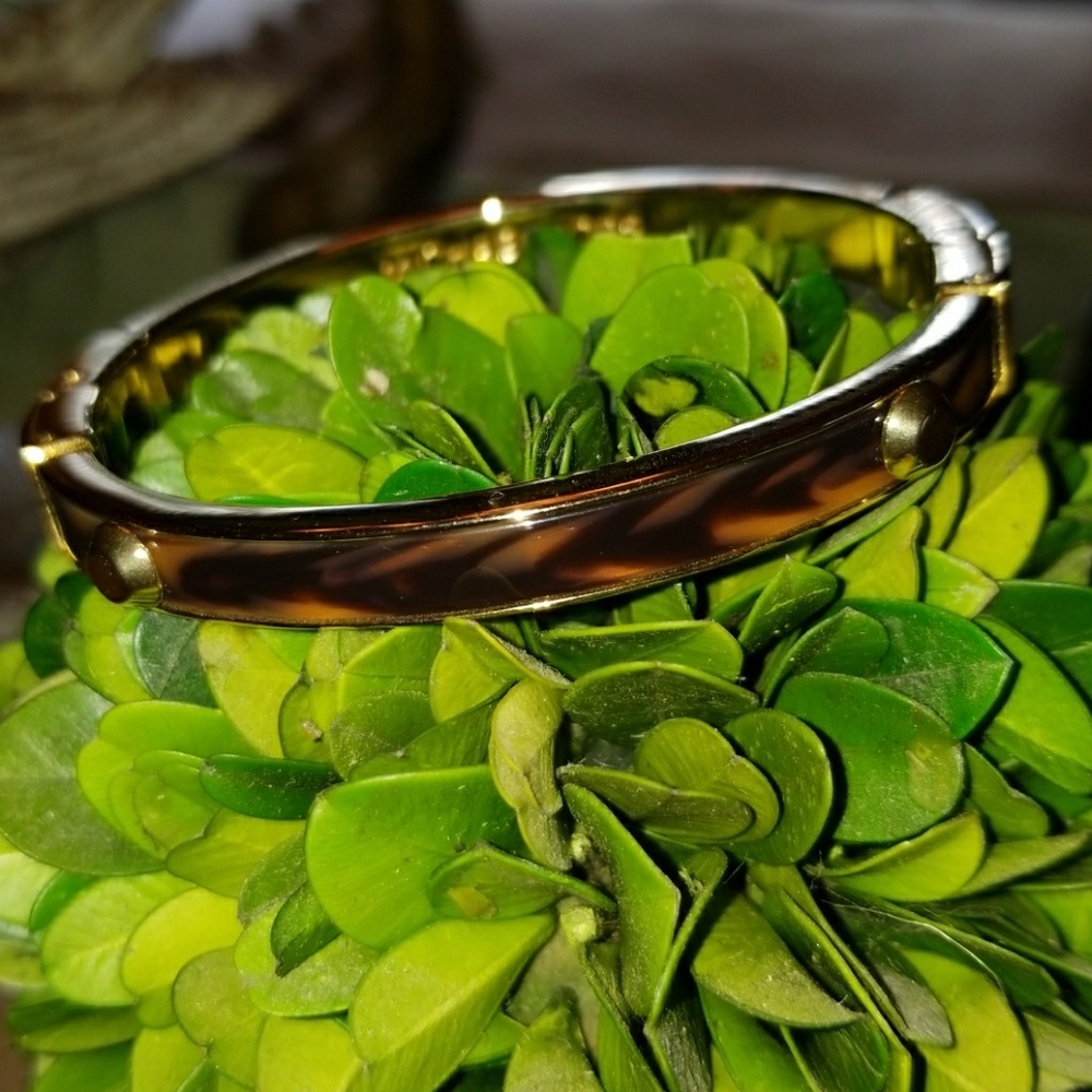 Michael Kors Goldtone Tortoise Astor Bracelet